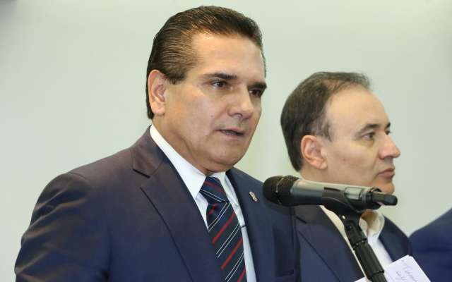 Aureoles y Durazo dieron a conocer que en el encuentro se lograron importantes acuerdos para trabajar en una estrategia conjunta en materia de seguridad. Foto: Especial.