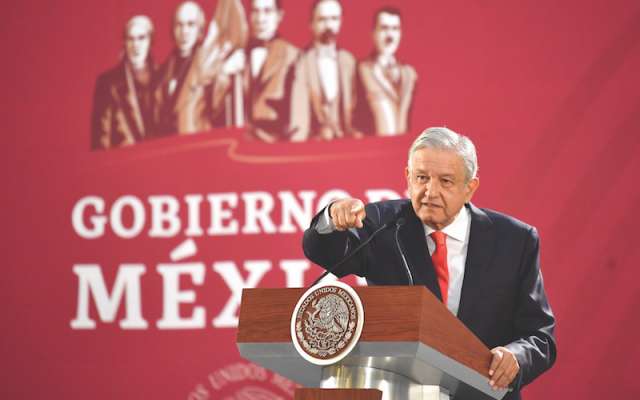 Todas las mañanas, el Presidente da conferencia de prensa en Palacio Nacional.Foto: Pablo Salazar Solís / El Heraldo de México