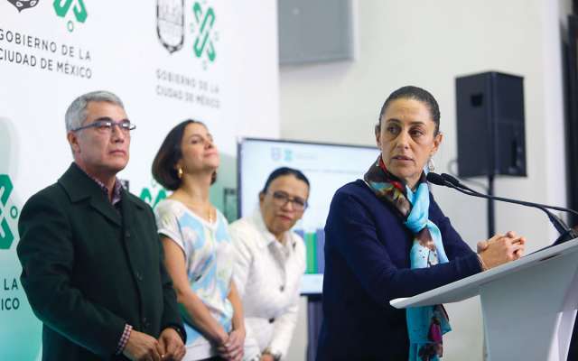 Claudia Sheinbaum dijo que lo que se tenga que turnar a la Contraloría se hará. Foto: Nayeli Cruz / El Heraldo de México.