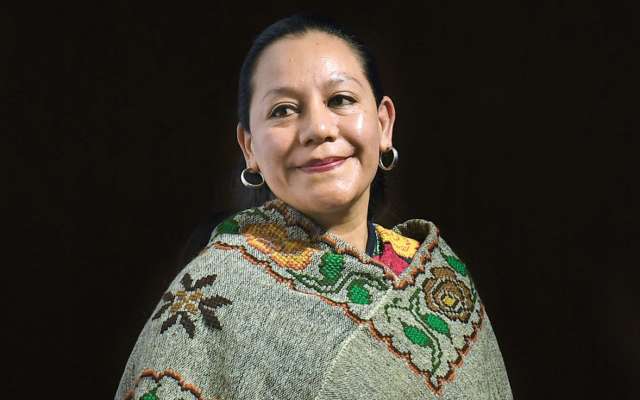 María Luisa Albores, secretaria del Bienestar. Foto: Foto: Leslie Pérez / El Heraldo de México
