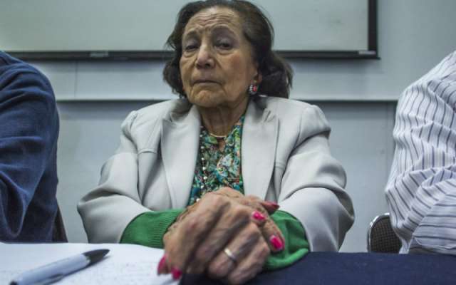 Rosario Ibarra de Piedra es una activista en defensa de los Derechos Humanos, fundadora del Comité ¡Eureka! y ex senadora por el Partido del Trabajo