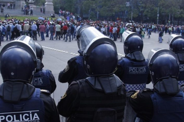 Seis mil policías integran el cuerpo de granaderos. FOTO: CUARTOSCURO
