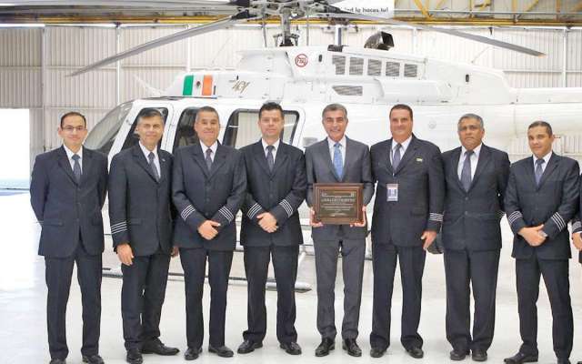 GARANTÍA. Las autoridades impulsan la calidad estatal en materia de seguridad pública y ambulancias aéreas. Foto: Especial