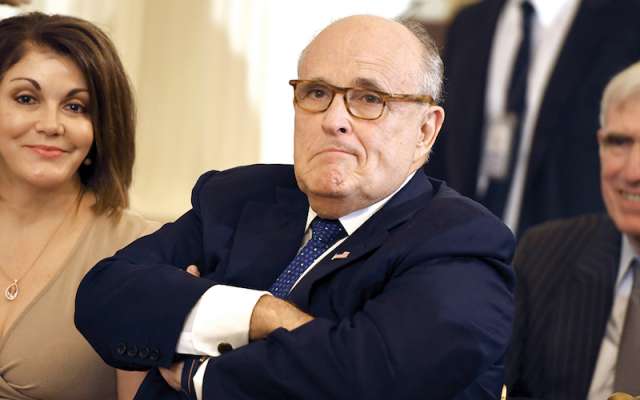 GIULIANI. Abogado de Trump inició una campaña en medios a favor de su cliente. Foto: AFP
