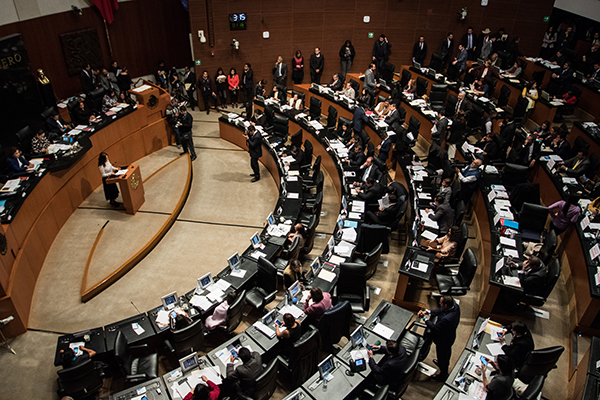 Sesión del pleno del Senado de la República.
FOTO: CUARTOSCURO