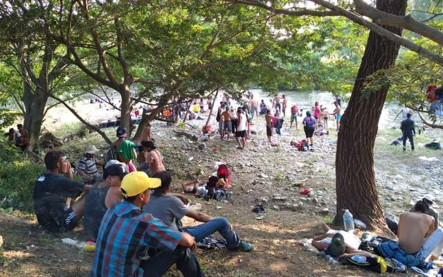 Lamentan situación de migrantes en la frontera sur. FOTO: ESPECIAL