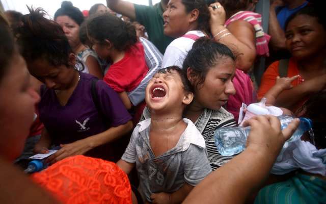 Imagen de la Caravana de Migrantes centroamericanos en un intento de llegar hasta Estados Unidos. Foto; Reuters
