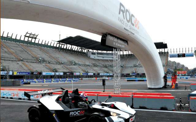 La pista de la CDMX se
viste de gala para grandes pilotos. FOTO: CORTESÍA