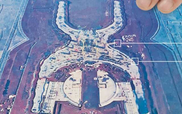 Se reportó un 33% de avance en la construcción de la obra.