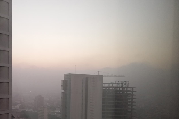 Los aterrizajes fueron suspendidos temporalmente. FOTO: ESPECIAL