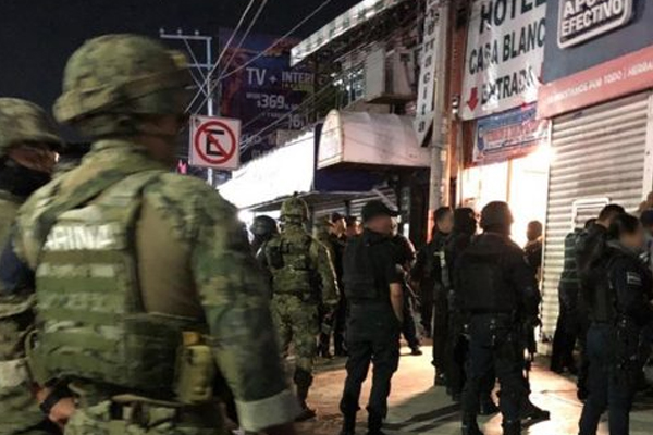 El cateo, se llevó a cabo esta madrugada. FOTO: ESPECIAL