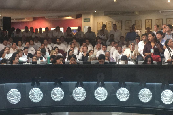 Anunciaron el “Movimiento de Regeneración Colima”. FOTO: MARTHA DE LA TORRE