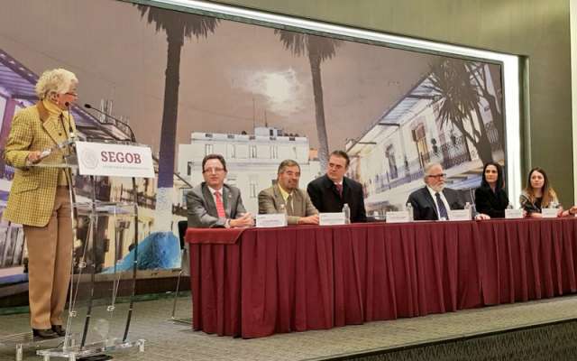 El evento de Reconocimiento Público de la Responsabilidad del Estado Mexicano y Disculpa Pública a la periodista y defensora de los derechos humanos, Lydia Cacho Ribeiro, que estuvo encabezado por Olga Sánchez Cordero, titular de la Secretaría de Gobernación