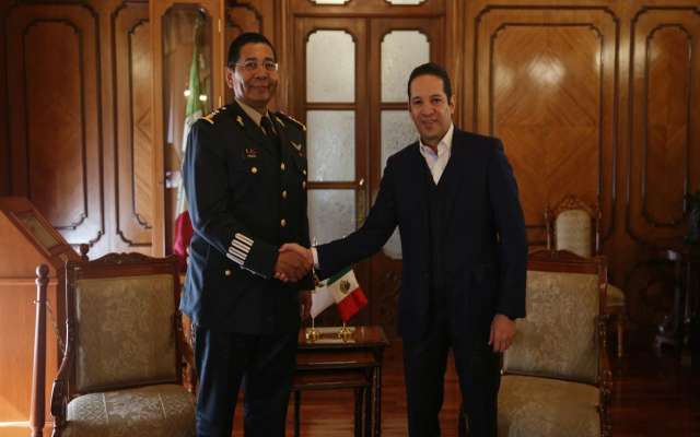 Inocente Prado tomó protesta como nuevo jefe militar en Querétaro el pasado 16 de enero. FOTO: ESPECIAL