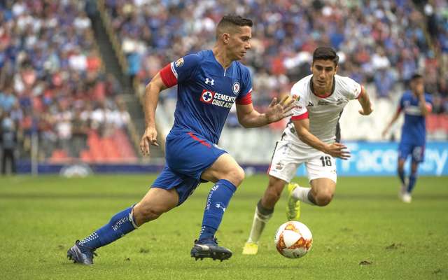 Foto del partido Cruz Azul vs Lobos BUAP correspondiente a la jornada 16 del torneo Apertura 2018 de la Liga BBVA Bancomer realizado en el estadio Azteca.
FOTO: MEXSPORT