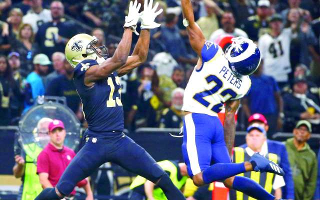 En la temporada regular, los Saints vencieron a los Rams; hoy la historia podría ser diferente. FOTO: AP