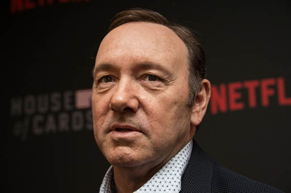 El actor estadounidense Kevin Spacey, de 59 años, fue inculpado formalmente este lunes de abuso sexual. FOTO: AFP