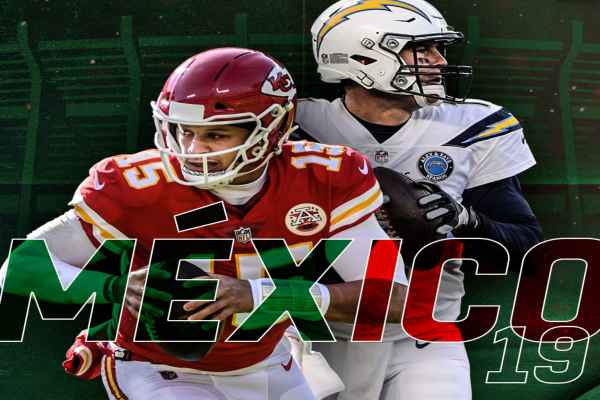 Los Ángeles y Kansas City se verán las caras en el Estadio Azteca este 2019. Foto: NFL México