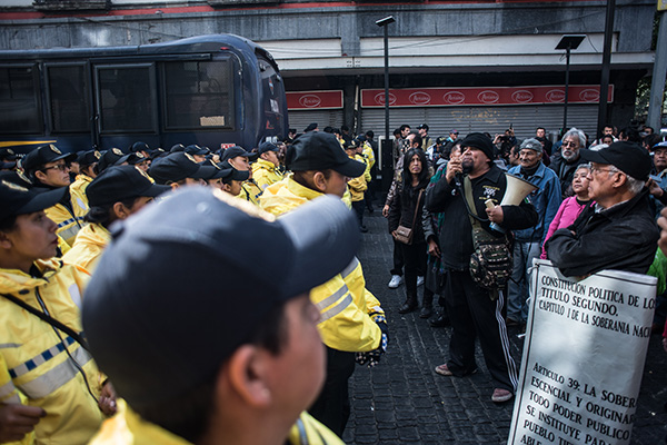Al menos cuatro manifestaciones se prevén para este martes en la Ciudad de México. FOTO: CUARTOSCURO