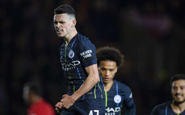 Phil Foden, marcó doblete al 75 y al 89; El City continúa con racha perfecta. Foto: EFE