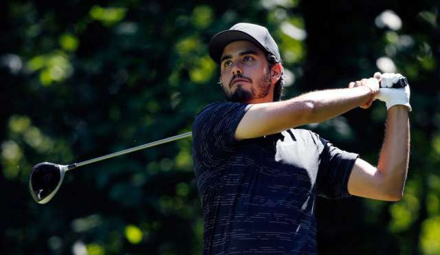 LISTO. Abraham Ancer
espera sacarse la espina de lo ocurrido en 2018. Foto: AP
