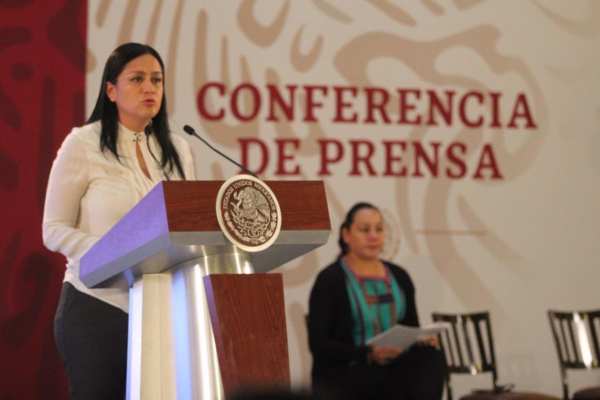 La titular de Bienestar, María Luisa Albores, dijo que el Programa de Estancias Infantiles no desaparecerá. Foto: @A_MontielR