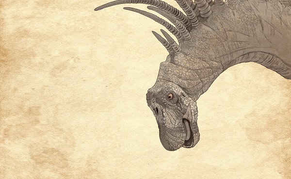 Nueva especie de dinosaurio con espinas fue descubierta por
científicos en la Patagonia. ILUSTRACIÓN: ALLAN G. RAMÍREZ
INFOGRAFÍA: DANIEL RAZO