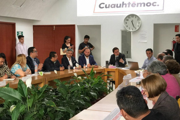 Núñez destacó que su administración está a favor de los medios alternativos de transporte, pues “la Cuauhtémoc ya no soporta más vehículos”