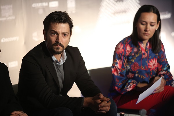 Con la presencia del actor Diego Luna se presentó la Gira de Documentales Ambulante que celebrará su 14 edición del 21 de febrero al 6 de mayo. Foto: Cuartoscuro