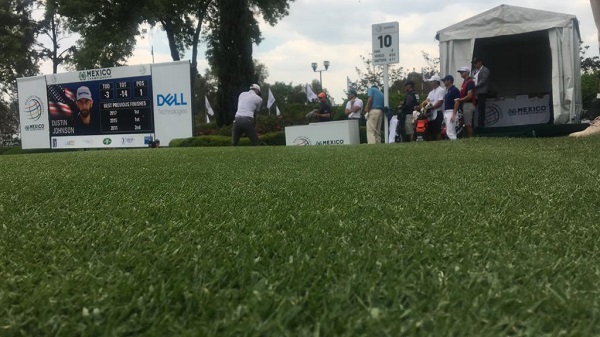 Dustin ya sabe lo que es ganar en México, debido a que hace dos años se llevó la primera edición del WGC-Mexico Championship. Foto: Héctor Juárez Cedillo