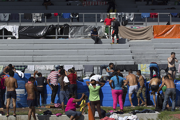 Destacó que incumplieron el reglamento de conducta en el campamento. FOTO: CUARTOSCURO