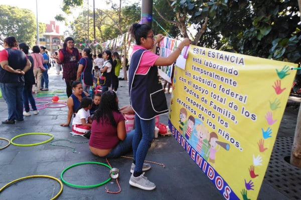 Antonia Trinidad Figueroa, de la estancia infantil “Sonrisas” de Cuernavaca, explicó que la cuota aumentó 100 pesos