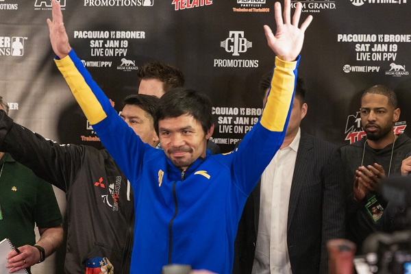 Pacquiao vs Broner Grand Arrivals. Foto: Especial