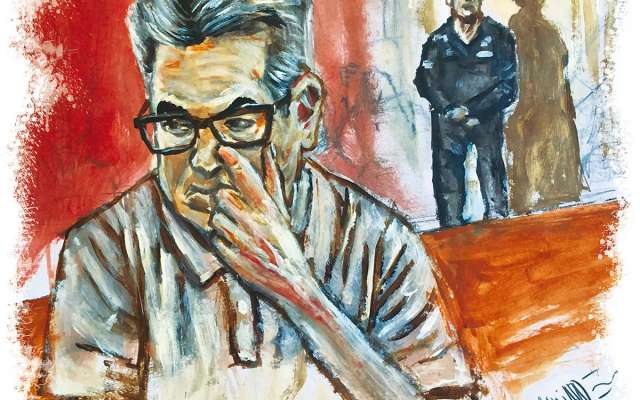 El ex gobernador interino de Coahuila, Jorge Juan Torres López, compareció ante un juez federal y quedó sujeto a proceso de extradición por los delitos lavado de dinero y fraude bancario, por los que es requerido en Estados Unidos. Ilustración: Manjarrez