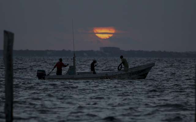 Pescadores en Yucatán