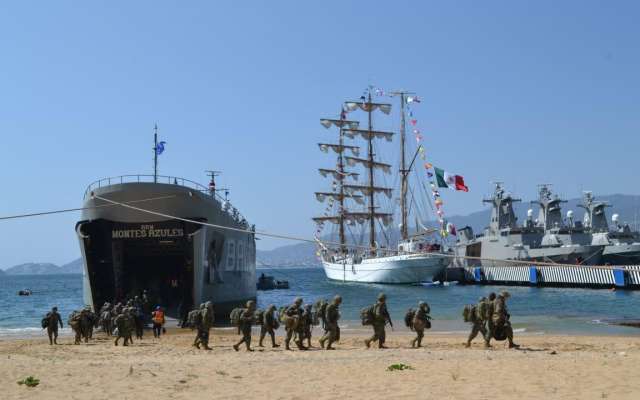 El objetivo es asegurar la tranquilidad de la ciudadanía en el puerto de Acapulco. FOTO: ESPECIAL