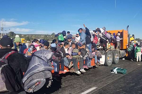 Diversas caravanas de migrantes han pasado por territorio mexicano rumbo a Estados Unidos. FOTO: NOTIMEX