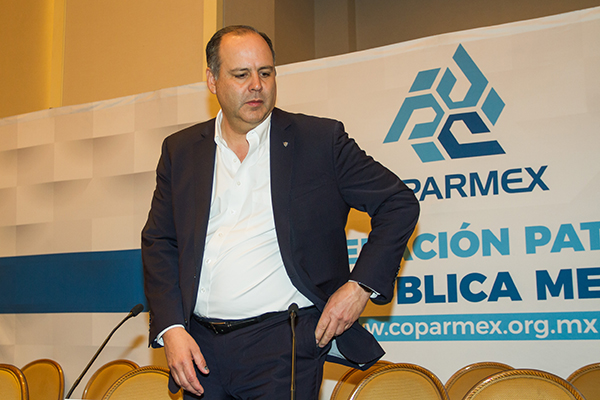 Gustavo de Hoyos, presidente nacional de Coparmex. FOTO: CUARTOSCURO