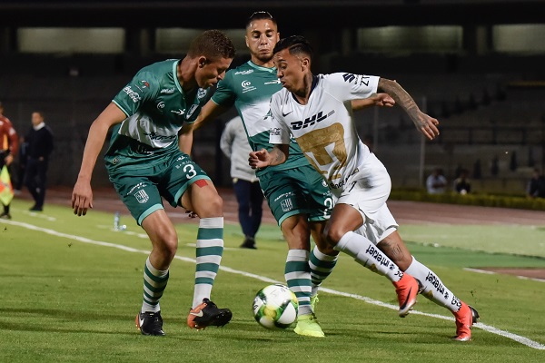 El Club Universidad tuvo pocos problemas contra los “cañeros” a pesar de que el técnico argentino Bruno Marioni utilizó un equipo alterno. Foto: Cuartoscuro