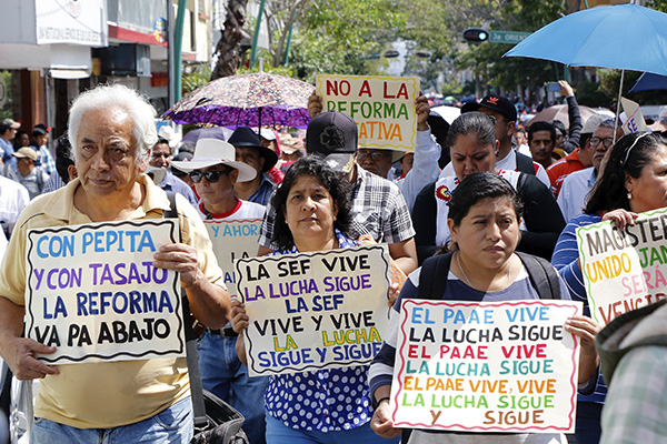 El Ejecutivo Federal ha propuesto abrogar la Reforma Educativa. FOTO: CUARTOSCURO