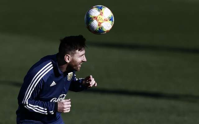 La escuadra argentina se prepara en España para la fecha FIFA. Foto: AFP