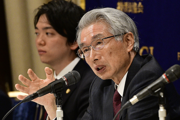 Carlos Ghosn's lawyer Junichiro Hironaka at FCCJ