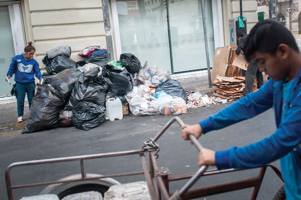 Tiradero de basura en Centro capitalino.FOTO: ESPECIAL