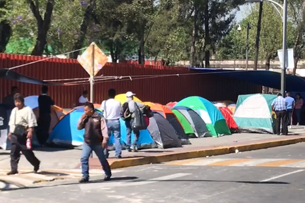 La CNTE ya había anunciado movilizaciones en la Ciudad de México los días 20 y 21 de marzo. Foto: ESPECIAL
