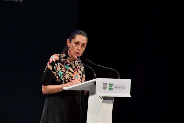 Sheinbaum anunció un nuevo portal de declaraciones patrimoniales para todos los funcionarios. Foto: Pablo Salazar