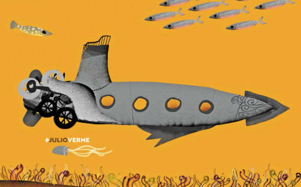 Veinte mil leguas de viaje submarino fue publicado en 1869. Foto: Especial