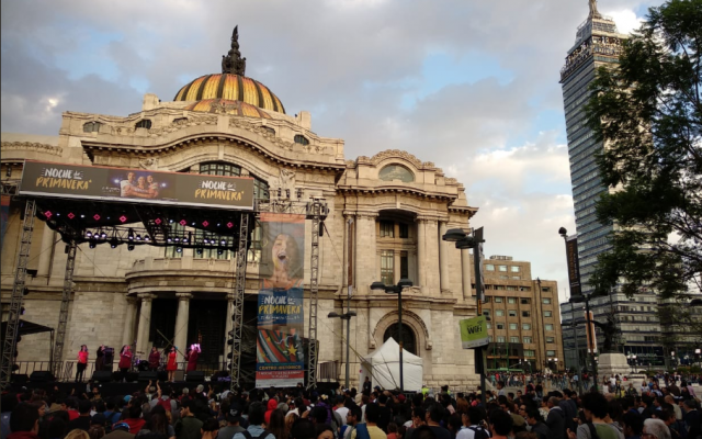 Bandas internacionales y nacionales tocan al aire libre.
Foto: @CulturaCiudadMx