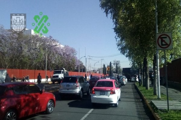 LA circulación en Eduardo Molina fue reabierta aproximadamente a las 9:00 horas. Foto: @OVIAL_CDMX
