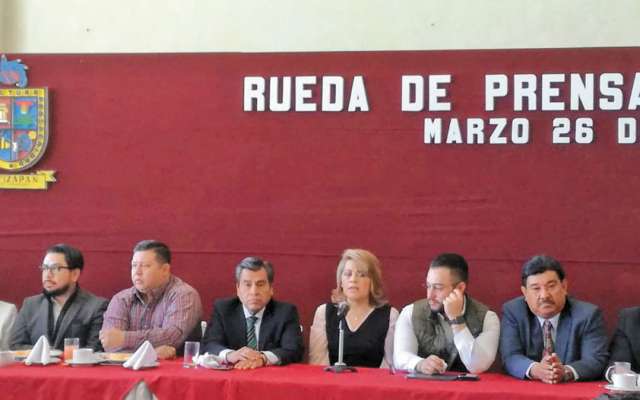 Ediles de municipios del valle de México anunciaron una estrategia anticrimen.FOTO LETICIA RÍOS