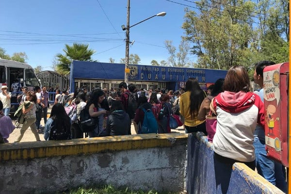 Por amenaza de bomba desalojan la FES Cuautitlán; activan protocolos de seguridad